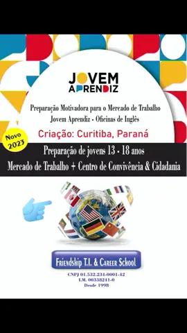 #jovem aprendiz #convivência e cidadania #mercado de trabalho #friendshipschool