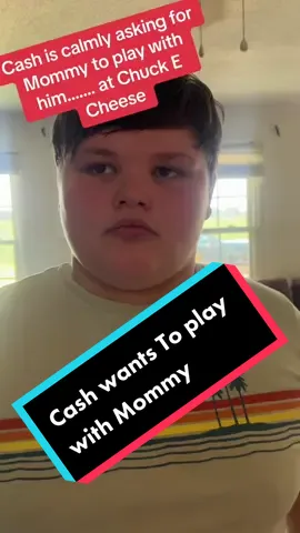 Today he wanrs to play with Mommy....... at Chuck E Cheeses!!!!#autism #autismacceptance #autismawareness #asd #autismoftiktok #autismfamily #witheducationwillcomeacceptance #cashellis 