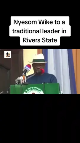 Nyesom Wike to a traditional leader in Rivers State #nigeria #portharcourt #lagos #abuja #edo #benin #kano #maiduguri 