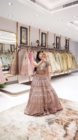 The gorgeous blush pink lehenga is a vision of grace, with its soft hue and exquisite craftsmanship. In frame: @Drisya Reghuram  Videography: @misha  HMUA: @Meghna  #bridallehenga #redlehenga #weddingattire #matchmadeinheaven #traditional #elegant #sophisticated #weddingday #indianwedding #customized #weddingfashion #weddinggoals #fyp #asianvibes #southasianwedding #trending 