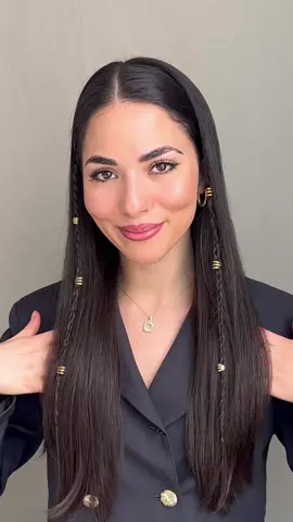 Easy School Hairstyle 😍🔥 #easyhairstyles #hairstyletutorial #hairideas #hairtrends #hairtok2023 #backtoschool #schoolhairstyles 