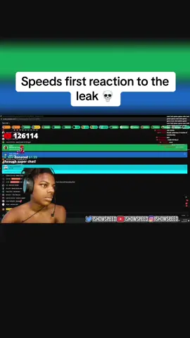 Speeds reaction to IShowMeat #fyp #ishowspeed #foryoupage #speed 