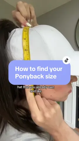 Replying to @Me Ponyback offers 7 sizes and 2 depths, use a measuring tape to find your perfect fit! #ponybackstyle #sizeguide 