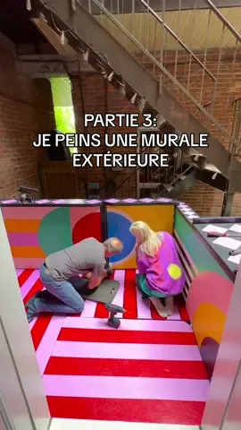 ATTENTION! Coeurs sensibles à la couleur s’abstenir 😂 Laissez-moi vous dire que je suis en amour avec ma nouvelle murale!!! #diyproject #homedecor #interiordesign 