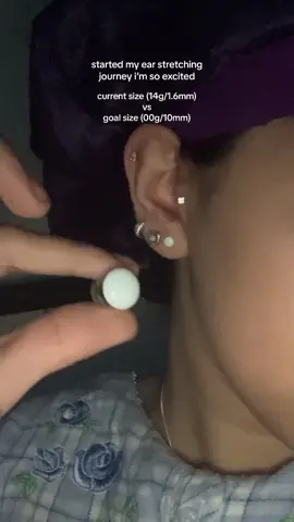 ive been wanting this for years, figured now is the right time #stretchedears #earstretchingjourney  #deadstretching # #altpoc #uk 