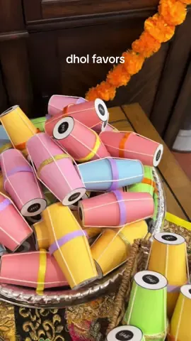 dhol favors for my brothers dholki!🪘✨ • #dholki #wedding #pakistani #indian #desi #dhol #favors #party #jhumka #whatjhumka #handmade #humzasgotkash 