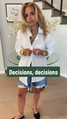 Can’t decide on which amazon pieces to wear😍 Everything is linked in my amazon shop that you can access through the link in my bio! My jeans are from @Citizens of Humanity 🥰 #shop #amazon #amazonfinds #amazonfashion #fashion #style #decisions #midlife #women #ladies #slay #OOTD #tryon #grwm #shoes #foryoupage #foryou #fyp #losangeles #viral #Summer 