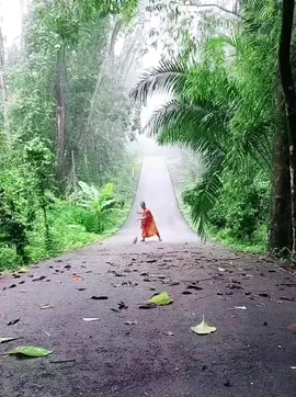 Một buổi sáng tinh mơ..quét sân cùng với sư... 😀#quetsan #tocdo #nhanhnhuchop #xuhuong 