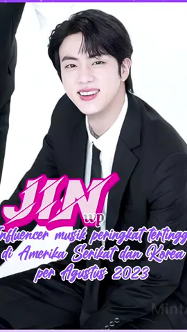 the real influencer,walau sedang wamil pengaruhnya masih luar biasa,walau bukan menjadi followers terbanya tetapi isinya bukan bot,congratulation jin #seokjin #jin #kimseokjin #influencer #as #korea #music #musisi #bts_official_bighit #bts #fyp 