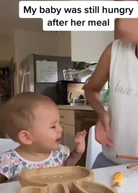 Baby eats spicy food #fyp #food #baby 