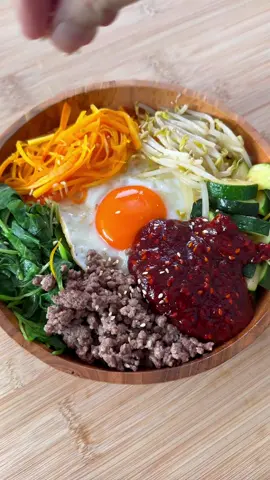 Mukbang dulu ges.. enak banget mo marah 😚 #luvitaho #bibimbap 