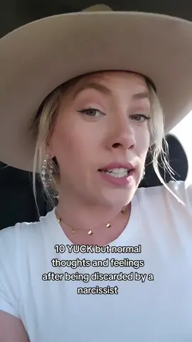 10 YUCK but normal thoughts, feelings and urges to have after being discarded by the narcissist or similar abuser. DM for narcissistic relationship recovery coaching. #narcissisticabuserecovery #narctoksisterhood #narcissist #narcissism #npd #narctalk #narctok #narctokadvice #narcissistrecoverycoach #narcaware #narc #discardphase #discardedbythenarc 