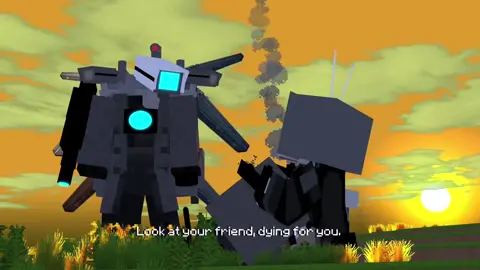 Titans Love Triangle - TV woman Titan, TV Man Titan and Cameraman Titan - Love story #minecraftfunny #minecraftclips #trending #fyp #foryou