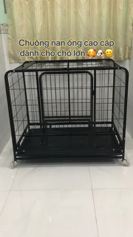 🐶🥰 Chuồng nan ống cao cấp dành cho chó lớn, loại này bên e có 3 size cho pet từ 10-25kg a. #thucung #pet #chomeo #chuongcho 