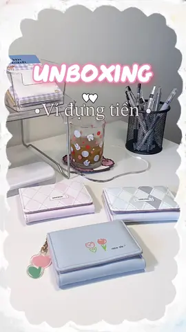 Ví đựng tiền mini kuteeeee🌤️🌤️✨🌷#unboxing #xh #fypシ #trending #tiktokgiaitri #vidungtien 