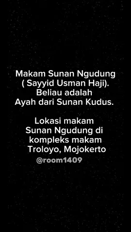 makam sunan ngudung .  #sunanngudung #ziarah #viral #majapahit #trowulanmojokerto #jawatimur #makamwali #walisongo #viral #fyp 