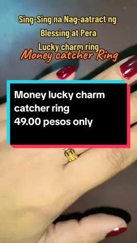 LUCKY CHARM RING , money catcher and Attract Blessing, try nyo na din #fyp #moneycatcher #luckyring #blessings #prosperity #attractmoney #bless #charmring 