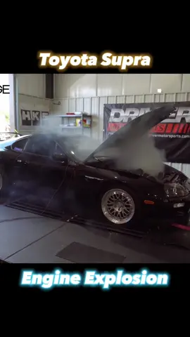 Toyota Supra engine explosion #toyota #toyotasupra #toyotasupramk4 #toyotasupraa80 #2jz #engine #meme