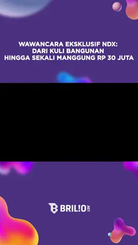 WAWANCARA ESKSLUSIF NDX A.K.A dari kuli bangunan, hingga sekarang sekali manggung 30 jt #brilionet #pekangembiraria2022 #jakartafairkemayoran2023 #ndxakafamilia #ndxaka 