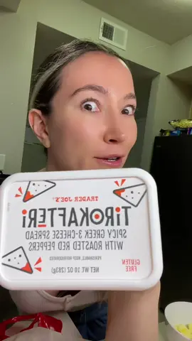 #stitch with @ #traderjoes #traderjoesfinds #tirokafteri #tzatziki 