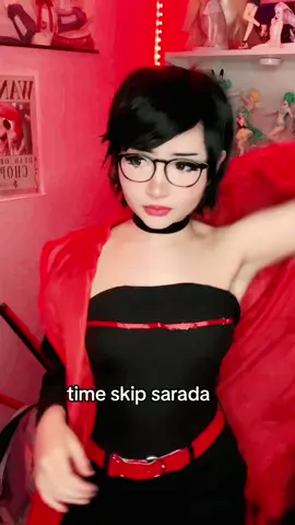 im sure u all saw this cosplay coming🤭 #borutotimeskipdesign #saradauchihatimeskip #saradatimeskip #saradauchihacosplay #uchihasaradacosplay 