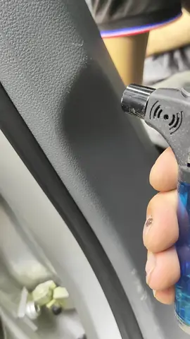 Fixing plastic trim