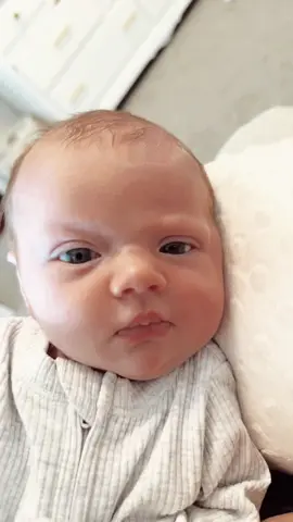 when your daughter already has an attitude at two weeks old 😅😂 #fyp #babytok #newborn 