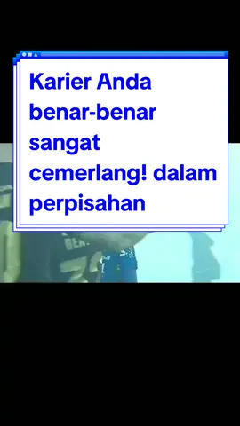 Karier Anda benar-benar sangat cemerlang!dalam perpisahan yang mewek akuh#persibbandung 