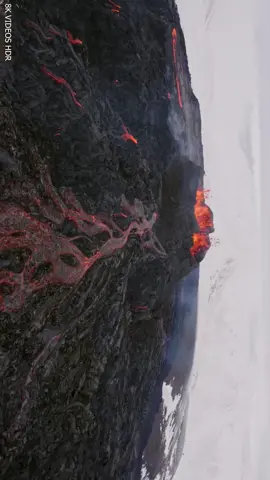 Subsequent aerial videos of volcanic eruptions#landscape #natural #volcano #scenery 
