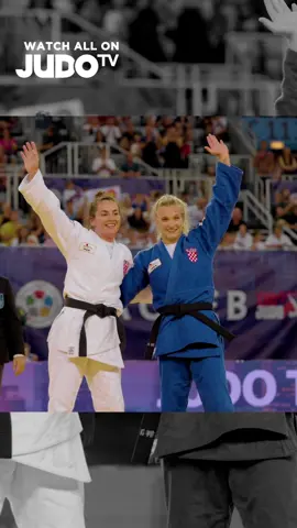 Gold and silver reversed, but both still Croatian 🇭🇷 🥇Lara Cvjetko 🥈Barbara Matic   #JudoZagreb #Judo #Croatia #Zagreb #Sport #OlympicQualifiers #RoadToParis2024 #WJT #Olympics