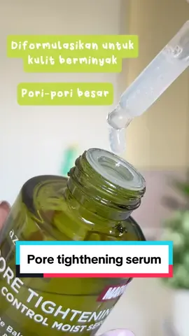 Punya masalah pori2 besar & berminyak? Yuk Cobain pake serum yang satu ini!✨ Langsung cek keranjang kuning🥳 #azarinecosmetic #localproduct #serummarvel #localskincare #azarineproduct 