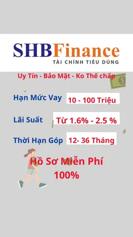 Mọi người để lại thông tin để biết khoản vay chi tiết nhé . Cam kết ko thu phí hồ sơ #vaytienkhongphi #vaytieudung #taichinhtieudung #khucongnghiepamata #khucongnghiepbienhoa2 #khucongnghiepsongmay  shbfinance.com.vn