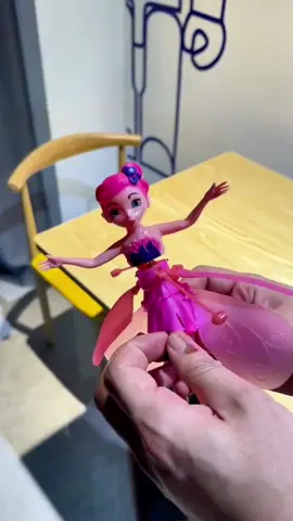 Pretty flying fairy girl toy🥰#toys #flying #flyingtoy #flyingfairy #fairygirl #fairytoy #tiktokuk 