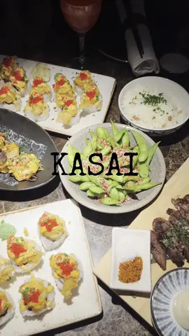 Crispy tempura roll och grilled beef😮‍💨😍😍 Rekommenderar starkt! #kasai #sushi #stockholm #fördig #fyp
