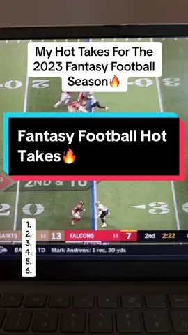 Hot takes for the 2023 fantasy football season🔥#nfl #fantasyfootball #fantasyfootballdraft #fyp 