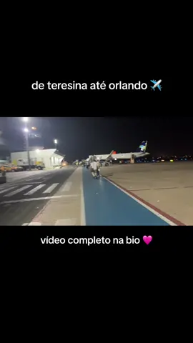 saiu o vídeo de teresina até orlando! link do canal na bio! #viagem #estudarfora #estudarnoseua #Vlog 