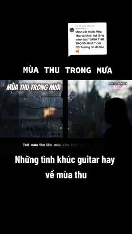 Trả lời @haiphongcf MÙA THU TRONG MƯA | Guitar Coffee TV #guitarcoffeetv #muathutrongmua #trảlời 