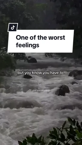 One of the worst feeling. #givingup #lettinggo #breakup #sadquote #fyp #foryou #foryourpage #feelings #worstfeeling 