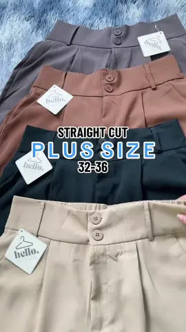 Restock alert ‼️Straightcut plus size trouser 32-36#fiestanasatiktok #tiktokmademebuyit #hellomodernemademebuyit #outfitideas #mysweldobudol #enrichclosethaul #pantsforwomen #trouserpants #TikTokShopFashion #tiktokfashionshow #casualattire #formalattire #tiktokshop #fypシ 