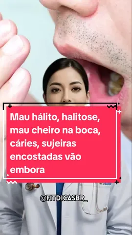 Essa mistura elimina mau hálito, halitose, mal cheiro, cáries na boca, ajuda em feridas e muito mais #cariesdental #malhalito #caries #saudedental #dentesbrancos #bocahviral #saudebucal #vidasaudavel 