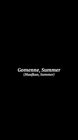 Gomenne, Summer | JKT48 #jkt48 #jkt48newera #liriklagu 