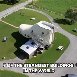 7 of the Strangest Buildings 🏫 in the World 🌍 😘💕 #fypシ゚viral #beautifultinx #untoldfacts 