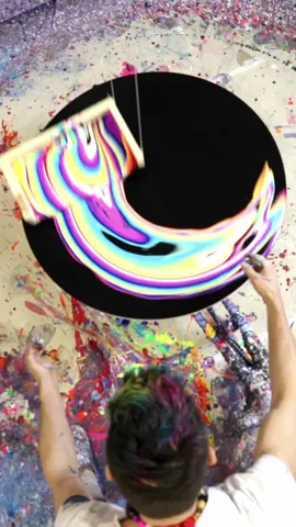 #oddlysatisfying #arttherapy #spinart #fakeart