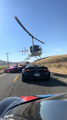 Hate it & love it at the same time #viral #helicopter #carweek #monterey #supercar #mclaren #lamborgini #ferrari #mercedesbenz #bmw 