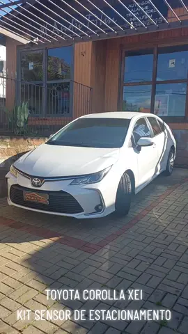 TOYOTA COROLLA XEI KIT SENSOR DE ESTACIONAMENTO BRANCO PEROLADO! DISPLAY NOVO LAYOUT! 👍🏼