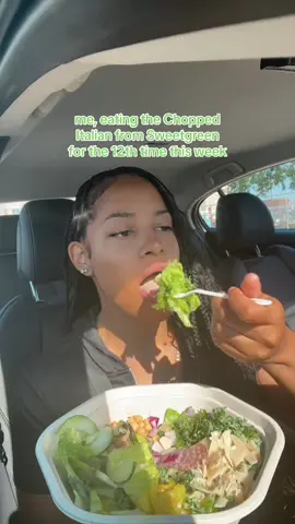 it taste like the first time every time😭😭🤤 Italian Chopped has my heart! @sweetgreen #sweetgreenpartner #sweetgreen #choppedsalad 