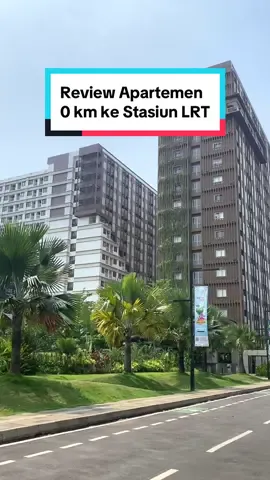 Cocok nih ges yg suka ke kantor naik #LRTjakarta #apartemenmurah #lrtjabodebek 