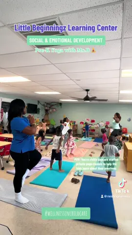 Today was the first yoga class for the pre-k class! The kids had so much fun and it was great watching them free their little minds 🐣🧘‍♀️🤎 #yogakids #foryoupage #emotionaldevelopment #socialdevelopment #daycarelife #freemind #kidsarethebest 