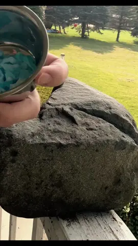 ASMR Giving A Rock A Haircut #asmr 