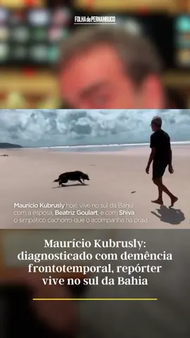 SAÚDE 🏝️”Maurício Kubrusly hoje vive no sul da Bahia, onde mora com a esposa, Beatriz Goulart, e com Shiva, o simpático cachorro que o acompanha na praia”. Foi com essa legenda que o “Fantástico” deste domingo (20) mostrou imagens do repórter Maurício Kubrusly, revelando o seu quadro de demência frontotemporal. A homenagem aconteceu no terceiro episódio da série especial sobre os 50 anos do programa. 🩺 Além de Kubrusly, outras personalidades famosas enfrentam a doença, conhecida como DFT. Este tipo de doença está relacionada a uma atrofia nas regiões frontais e temporais do cérebro. O paciente diagnosticado com DFT pode apresentar mudanças comportamentais, ficando mais agressivo, por exemplo, além de ter dificuldades na fala. Muitas vezes, o quadro de demência frontotemporal é precedido de afasia, uma condição médica que pode afetar a capacidade de uma pessoa de falar, escrever e entender a linguagem, tanto verbal quanto escrita.  📷 Divulgação #demenciafrontotemporal  #doença #fantasticoglobo #mauriciokubrusly 